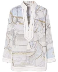 Tory Burch - Printed Tory Tunic - Lyst