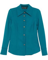 Oscar de la Renta - Floral Buttoned Shirt - Lyst