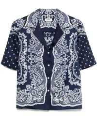 Sandro - Hemd Mit Paisley-Print - Lyst