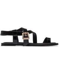 Bernardo - Hartshorn Toe-Ring Buckle Flat Sandals - Lyst