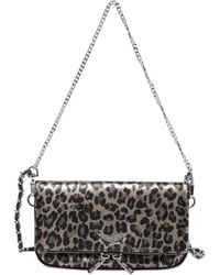 Zadig & Voltaire - Nano Rock Schultertasche mit Leoparden-Effekt - Lyst