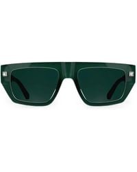 Calvin Klein - Logo-Plaque Square-Frame Sunglasses - Lyst