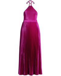 L'idée - Amour Pleated Halterneck Dress - Lyst