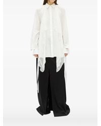 Ann Demeulemeester - Chemise Sini Bordée De Dentelle - Lyst