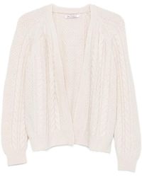 Liska - Cable-Knit Cardigan - Lyst