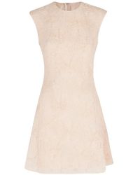 ROTATE BIRGER CHRISTENSEN - Floral-Detail Sleeveless Mini Dress - Lyst