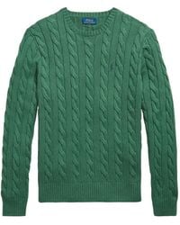 Polo Ralph Lauren - Cable-Knit Cotton Sweater - Lyst