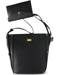 Tory Burch - Medium Lock Slim Bucket Bag - Lyst