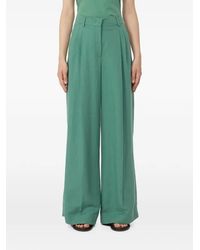 Weekend by Maxmara - Pleated Wide-Leg Trousers - Lyst