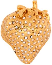 Balmain - Strawberry Ring Mit Strass - Lyst