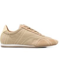 TOTEME - Contrast-Stitch Panelled Sneakers - Lyst