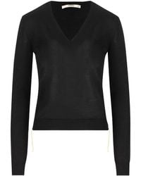 Fendi - V-Neck Cashmere-Blend Sweater - Lyst