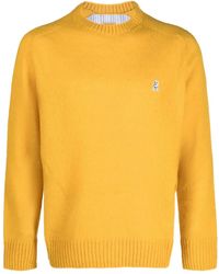 Undercover - Logo-Patch Wool Jumper - Lyst