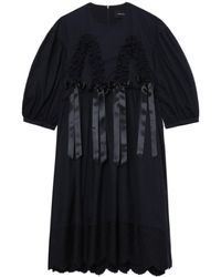 Simone Rocha - Midi-jurk Met Strik-detail - Lyst