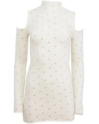 Fleur du Mal - Vestido corto con apliques - Lyst