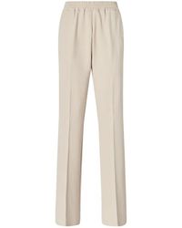 Pinko - Elasticated-Waist Pressed-Crease Trousers - Lyst