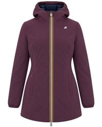 K-Way - Veste À Capuche Réversible Denise St - Lyst