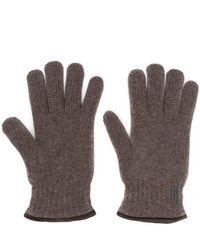 Paul & Shark - Logo-patch Wool Gloves - Lyst