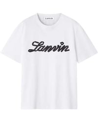 Lanvin - Ribbon T-Shirt - Lyst