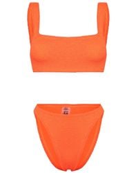 Hunza G - Xandra Crinkled Bikini Set - Lyst