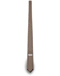 Lardini - Geometric-Print Pointed Tie - Lyst