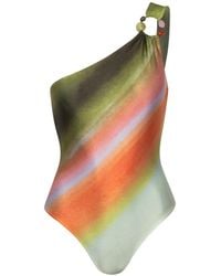 Baobab - Saka One-Shoulder Ring-Detail Swimsuit - Lyst
