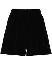 Patou - Logo-Embroidered Terry Shorts - Lyst