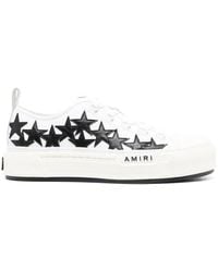 Amiri - Stars Court Canvas Sneakers - Lyst