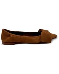 Pomme D ́Or - Bow-Detail Ballet Flats - Lyst