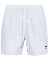 Barbour - Somerset Mid-rise Swim Shorts - Lyst