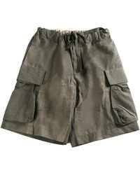 Uma Wang - Faded-Effect Cargo Shorts - Lyst