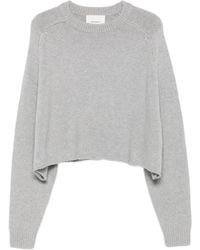Lisa Yang - Pull Crop À Encolure Ronde - Lyst