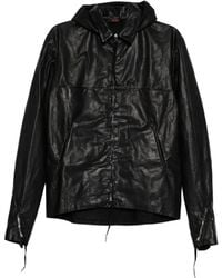 Ma+ - Giacca Biker Con Cappuccio Rimovibile - Lyst