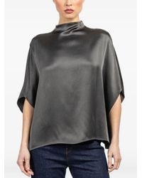 LAPOINTE - Cape-Bluse Aus Satin - Lyst