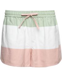 Marrakshi Life - Wide-stripe Cotton Shorts - Lyst