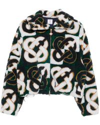 CASABLANCA - Chaqueta Con Cremallera Y Monograma - Lyst