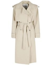 Herskind - Astra Double-Breasted Trench Coat - Lyst