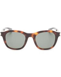 Saint Laurent - Tortoiseshell-Pattern Sunglasses - Lyst
