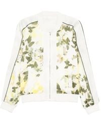 Liu Jo - Floral Print Bomber Jacket - Lyst