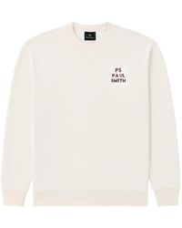 Paul Smith - Logo-Print Cotton Sweatshirt - Lyst