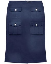ShuShu/Tong - Gonna Midi Con Tasche Cargo - Lyst