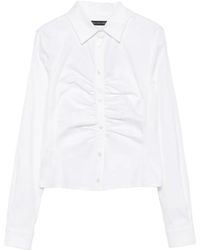 Balenciaga - Camicia Con Ruches - Lyst