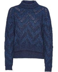 Henrik Vibskov - High-Neck Open-Knit Sweater - Lyst