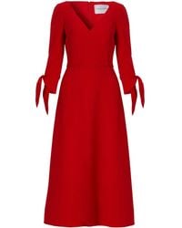 Carolina Herrera - タイスリーブ ドレス - Lyst