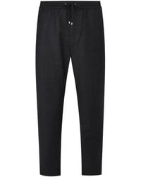Agnona - Drawstring-Waist Flannel Trousers - Lyst