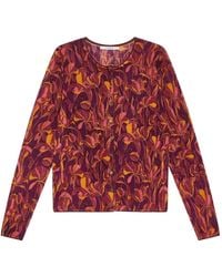 Maliparmi - Floral Button Cardigan - Lyst
