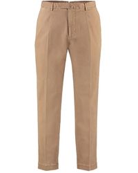 THE (Alphabet) - Pleated Welt-Pockets Trousers - Lyst