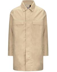 K-Way - Classic-collar Coat - Lyst