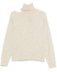 Uma Wang - Cut-out High-neck Sweater - Lyst
