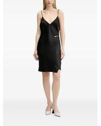 KARL LAGERFELD - Spaghetti-Straps Mini Dress - Lyst